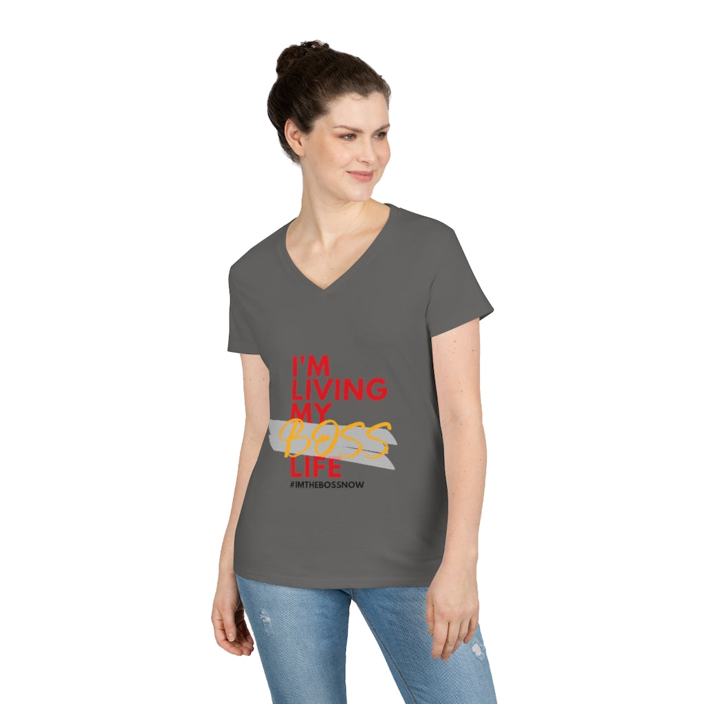 Ladies' V-Neck T-Shirt